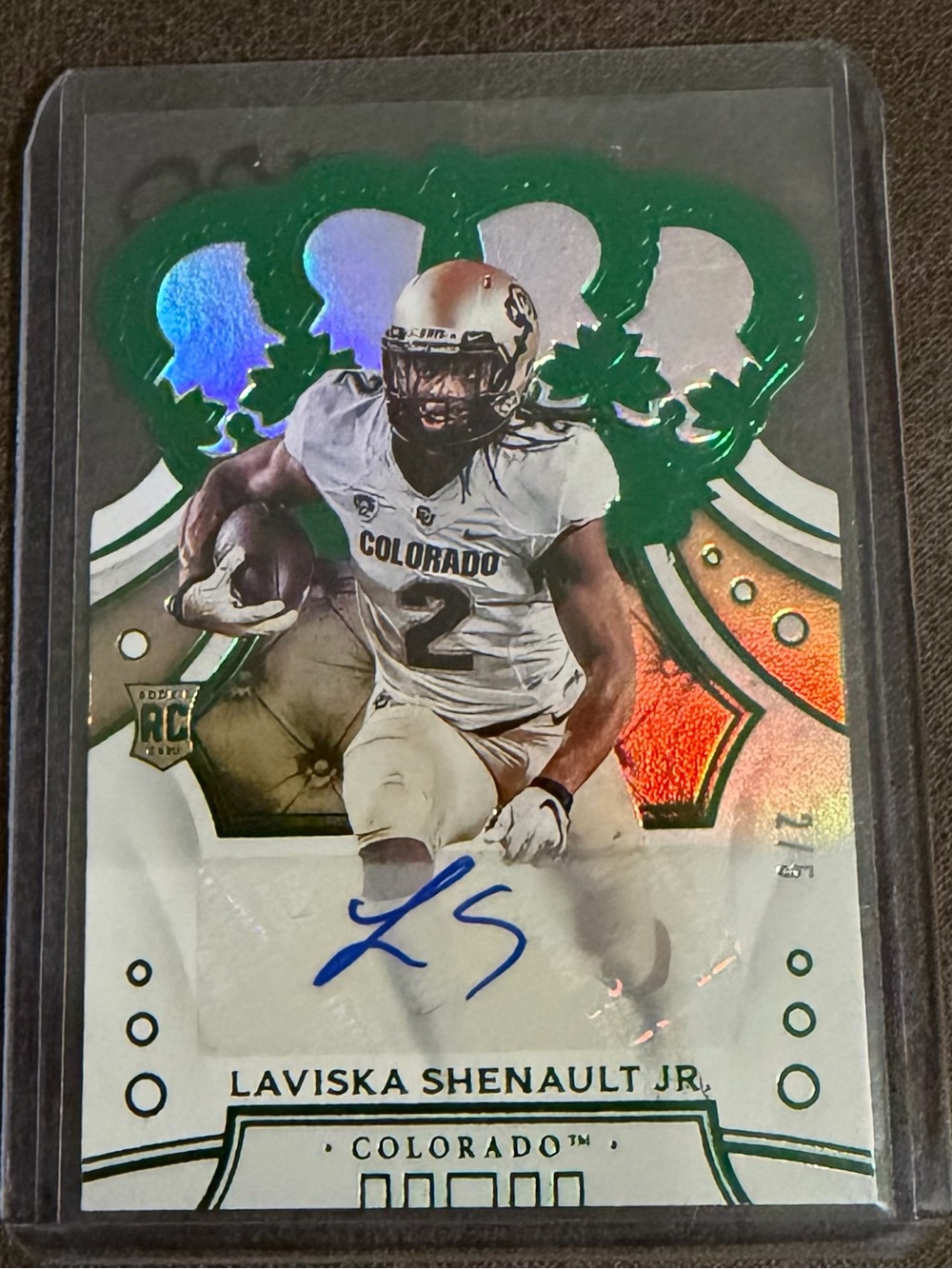 2020 Chronicles Draft Picks 2/5 Crown Royale Laviska Shenault Jr. RC Auto #21